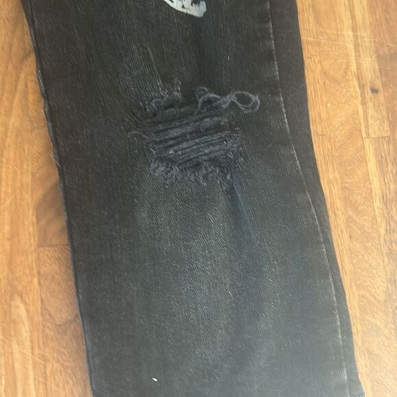 Zara Distressed Graffiti Jeans! Super cool Excellent condition! - Picture 5 of 11